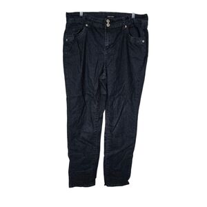 Roz & Ali Size 14 Blue Denim Straight Leg Jeans Pants